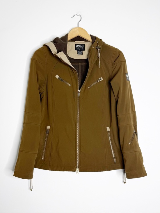 Goode rider Jackets & Blazers - Goode Rider Hooded Softshell Riding Jacket Brown Equestrian Medium